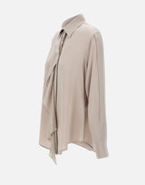 Camicia "Asymmetric Ruffle Blouse" in seta 1125WSH005505A HEATHER VICTORIA BECKHAM
