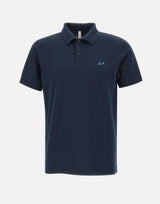 "Print under collar polo shirt" A35115 07 SUN68