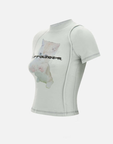 "Deconstructed tshirt" 11510201501 GRY OTTOLINGER