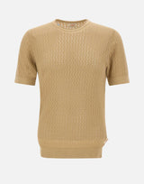 T-shirt "Waves" in cotone WAVESUNICA CAMMELLO BOB