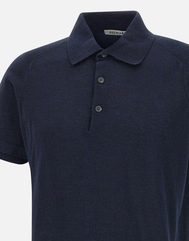 Polo in cotone PMG12 NAVY PREMIATA