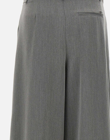 Pantaloni palazzo con cintura MF5269TS224 84006 LIU-JO