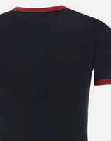 T-shirt "Signature Contrast" in cotone 125JTS017JS0203 B087 COURREGES