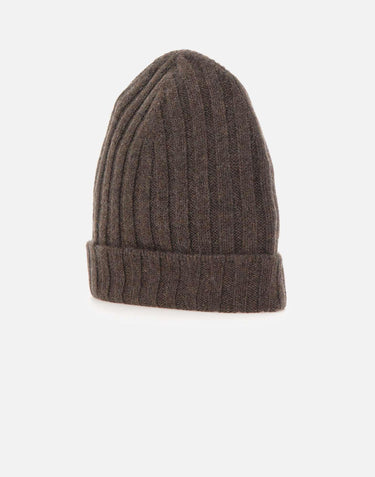 Cappello in cashmere 13165 15563999DKBROWN GRAN SASSO