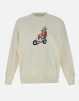 Felpa "Golfeur" in cotone SW162 CO127OFFWHITE DROLE DE MONSIEUR