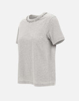 T-shirt con decorazione di cristalli RIJDK001 0M07 KAOS