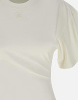 T-shirt in cotone 125JTS168JS0107 0001 COURREGES