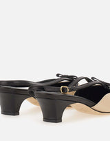 Slingback "Lecche" in pelle LECCHE CREAM MUSIER PARIS