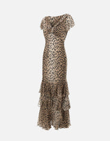 Abito "Amelle" in seta 0100242912506047 BLACK RIXO