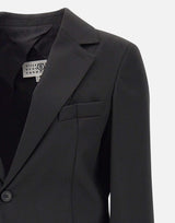 Blazer in viscosa S52BN0143 M35227900 MM6 MAISON MARGIELA