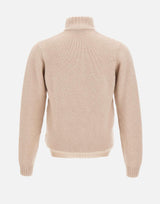 Maglia in lana e cashmere DC918586 MIELE DELLA CIANA CASHMERE