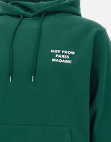 Felpa " Le Hoodie Slogan" in cotone HO162 CO127DGN DROLE DE MONSIEUR