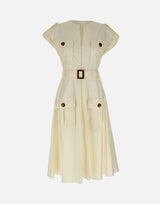 "Safari dress" 8304 003WHITE LES FILLES D'EVA