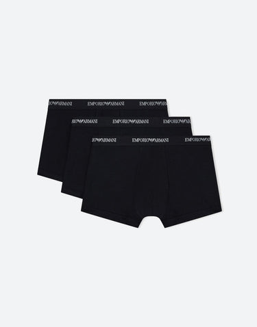 Set tre pack boxer in cotone stretch EM000259 AF14132MC061 EMPORIO ARMANI