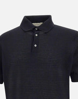 Polo in crepe di cotone PL1MC CR14T990 FILIPPO DE LAURENTIIS