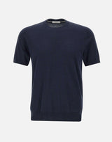 T-shirt in seta e cotone A010 F2006685 PAOLO PECORA