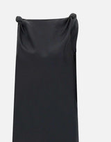 Abito "Moun" in seta MOUN BLACK LOULOU DE SAISON
