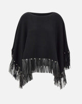 Poncho con frange 2F5053M0300 22222 LIU-JO