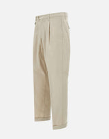 Pantaloni "Chino" in cotone stretch B062 00841342 PAOLO PECORA