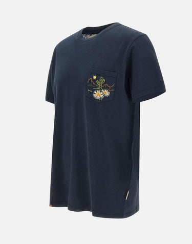 T-shirt "Naif" in cotone NAIFR00468 NOTTE BOB