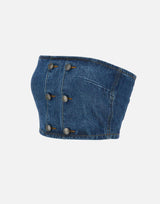 "Denim button detail top" 114448 1602 ROTATE BIRGER CHRISTENSEN