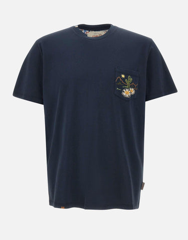 T-shirt "Naif" in cotone NAIFR00468 NOTTE BOB