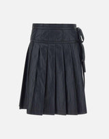 "Pleated zipper skirt" LW251SK05BK 0015 LOW CLASSIC