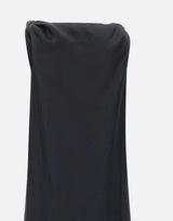 Abito "Moun" in seta MOUN BLACK LOULOU DE SAISON