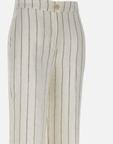 Pantaloni in lino QPJCO033 1041 KAOS
