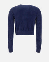 "Fluffy cardigan" JW3644 BLUE ADIDAS