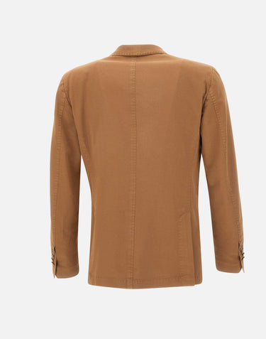 Blazer in cotone e lino DS3177 53C SANTANIELLO