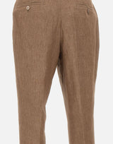 Pantaloni " L-Peet " in lino 50539826 207 BOSS