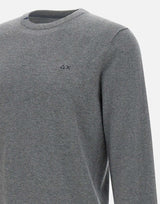 Maglia "Solid" in cotone e lana K44101 47 SUN68