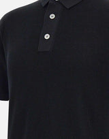 Polo in crepe di cotone PL1MC CR14P990 FILIPPO DE LAURENTIIS