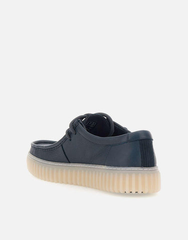 Stringata "Torhill Lo" in pelle 176216 NAVY CLARKS
