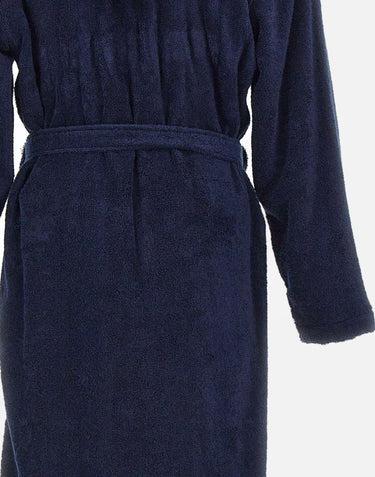 Accappatoio in spugna di cotone EM002255 AF14986UB102 EMPORIO ARMANI