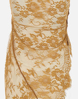 "Brownish green lace halter top" BX009 BROWNISHGREEN JACQUES WEI