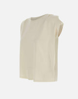 "Pleated t-shirt" in cotone CFWWTE0110 FRUT38558887 WOOLRICH