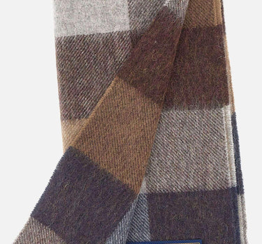 "Large Tattersall Scarf" USC0005 USC1TN38 BARBOUR