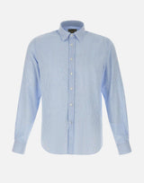 Camicia in lino e cotone CFWOSI0170 MRUT397731181 WOOLRICH