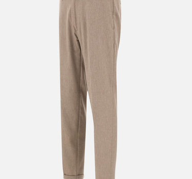 Pantaloni "Mucha10g" in lana e viscosa PR24910G3262NL BEIGE RE-HASH
