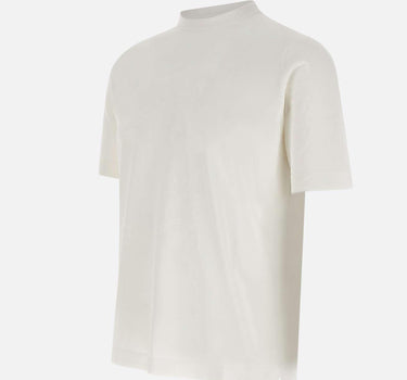 T-shirt in crepe di cotone TS0MC CR18R001 FILIPPO DE LAURENTIIS