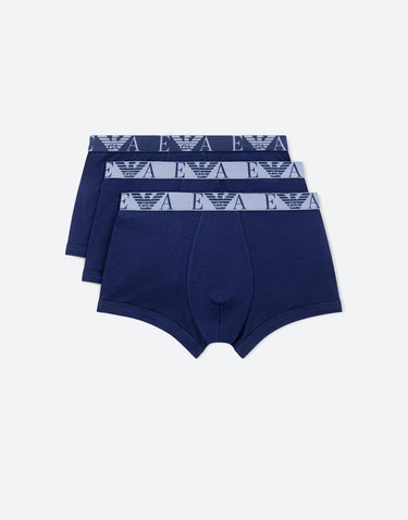 Set tre pack boxer in cotone stretch EM000259 AF10778MB254 EMPORIO ARMANI