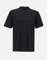 T-shirt in cotone e lyocell EM001070 AF13747UC001 EMPORIO ARMANI
