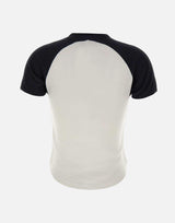 T-Shirt "Circle Contrast" 325JTS214JS0203 WHTBLK COURREGES