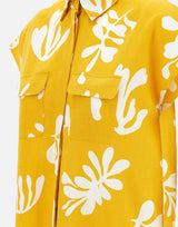 Camicia "Addotto" in lino e viscosa 2513111142200 003 MARELLA