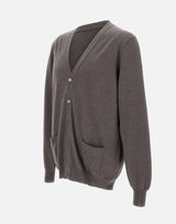 Cardigan in lana merinos extrafine 14201 58150046 GRAN SASSO
