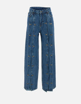 "Button detail wide jeans" 114073 1602 ROTATE BIRGER CHRISTENSEN