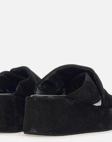 Sandalo "Velour" A5854LOLIE NERO STRATEGIA