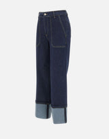 Jeans straight cropped UF5184D4925 77000 LIU-JO